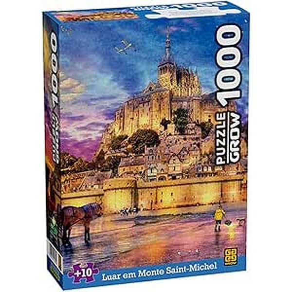 QUEBRA-CABEÇA 1000 PCS - LUAR EM MONTE SAINT-MICHEL - GROW