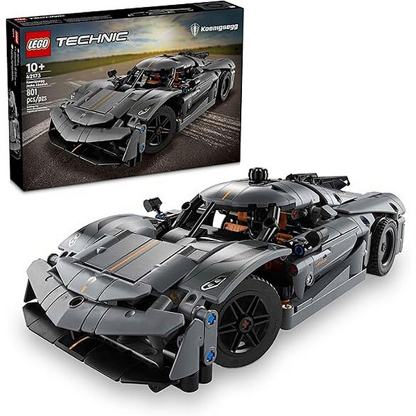 HIPERCARRO KOENIGSEGG JESKO ABSOLUT CINZA - LEGO TECHNIC
