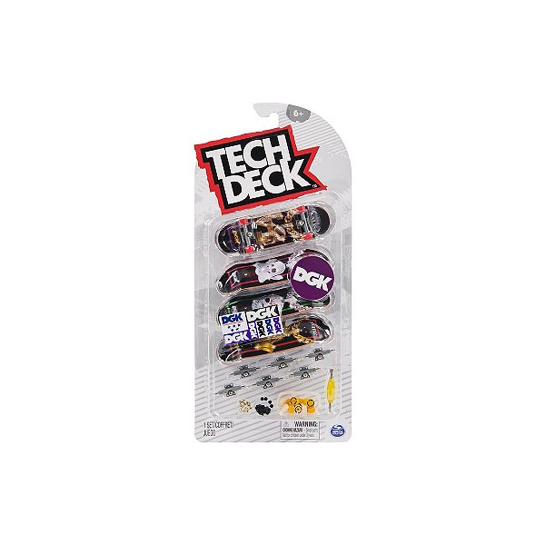 TECH DECK SKATE DE DEDO ULTRA DLX PACK COM 4 SORTIDO - SUNNY