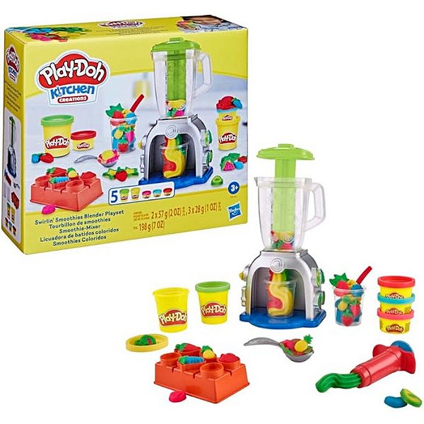 PLAY DOH LIQUIDIFICADOR SMOOTHIES COLORIDOS - HASBRO