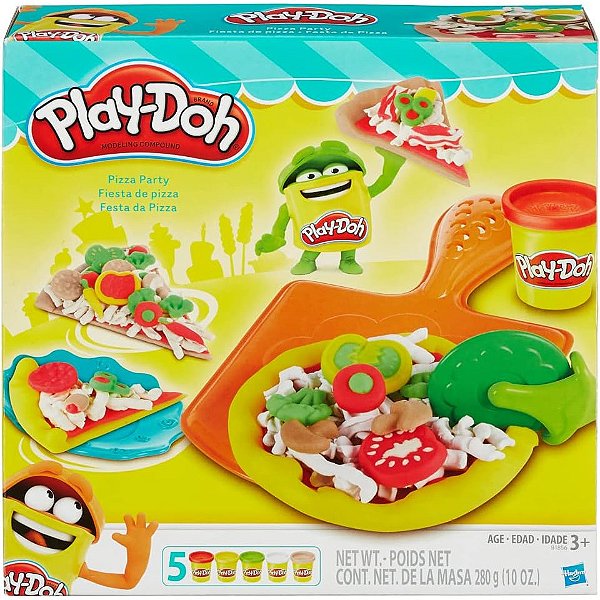 PLAY DOH CONJUNTO DE MASSINHA FESTA DA PIZZA - HASBRO