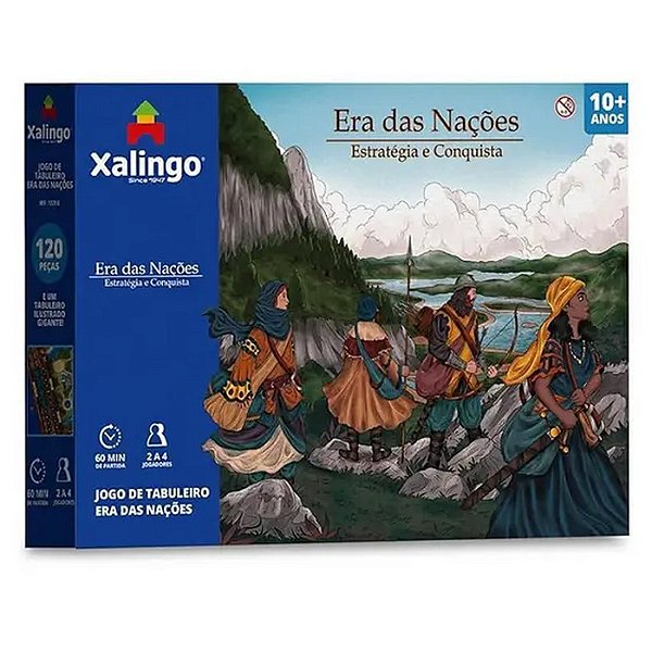 JOGO DE TABULEIRO ERA DAS NAÇÕES - XALINGO