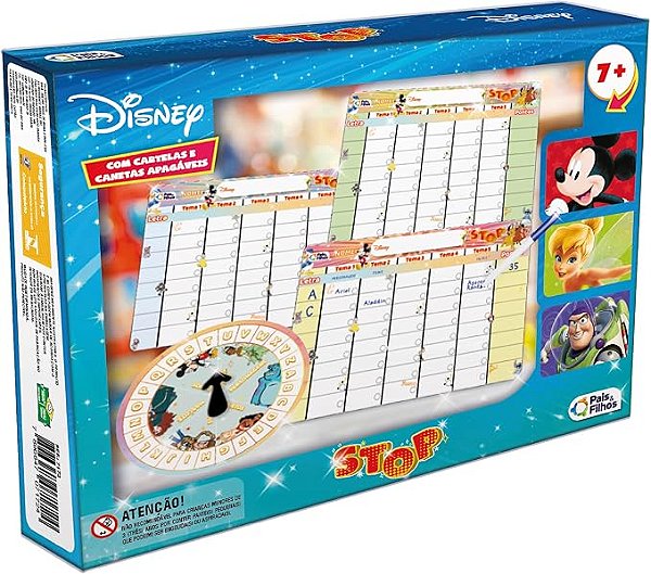 JOGO STOP DISNEY - PAIS E FILHOS