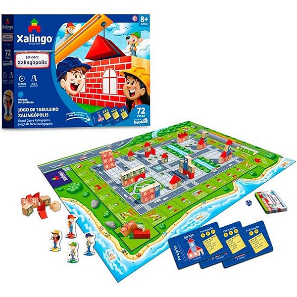 JOGO DE TABULEIRO XALINGOPOLIS - XALINGO