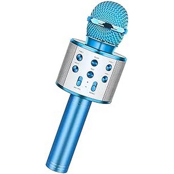 MICROFONE INFANTIL BLUETOOTH AZUL - ZOOP TOYS