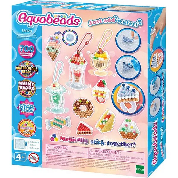 AQUABEADS - SUNDAES &amp; SWEETS KIT DE ACESSÓRIOS - EPOCH