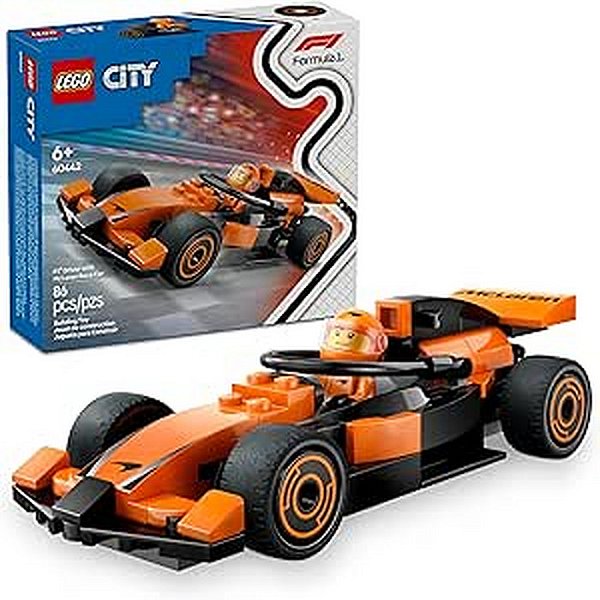 LEGO CITY - CARRO DE CORRIDA F1 MCLAREN COM PILOTO