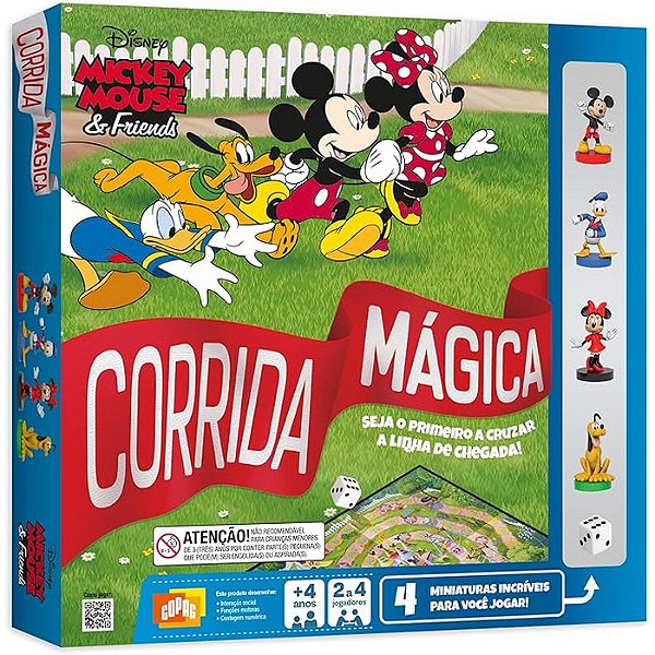 JOGO CORRIDA MAGICA - MICKEY E FRIENDS - COPAG