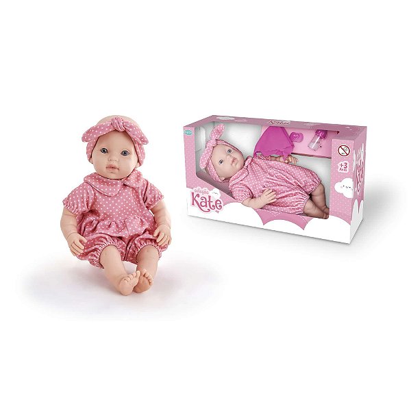 BONECA COLEÇÃO KATE CUIDADOS - PUPEE