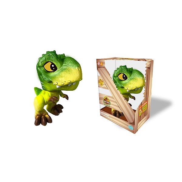 JURASSIC WORLD - BABY DINO T-REX VERDE - PUPEE