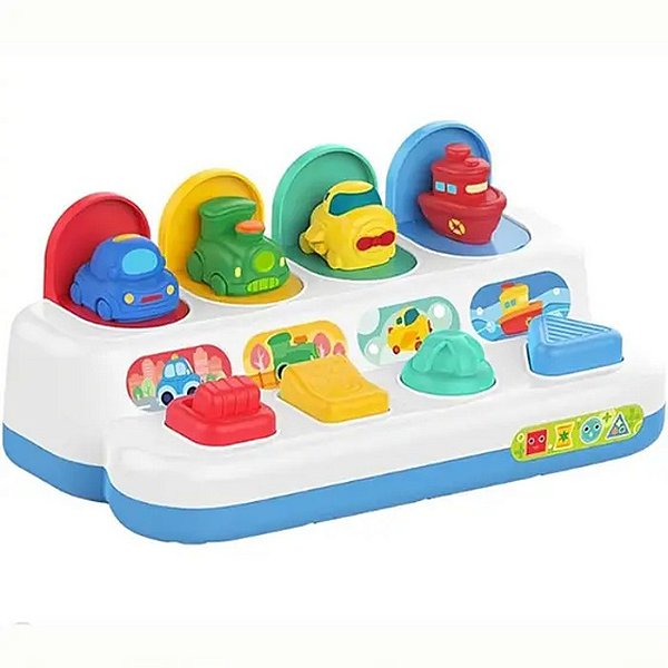 BRINQUEDO INFANTIL ESCONDE ESCONDE CARRINHOS - FENIX