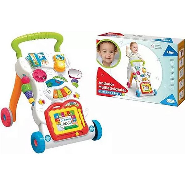 ANDADOR MULTIATIVIDADES COM LUZ E SOM - PAIS E FILHOS