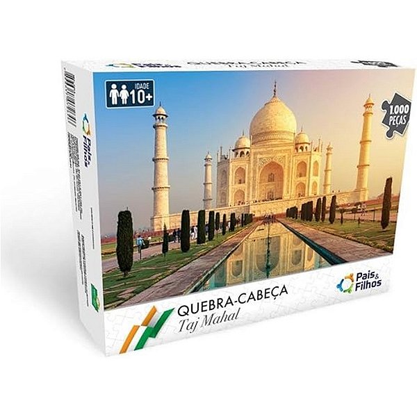 QUEBRA-CABEÇA 1000 PÇS - TAJ MAHAL - PAIS E FILHOS