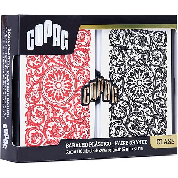 CARTAS DE BARALHO DUPLO CLASS - COPAG