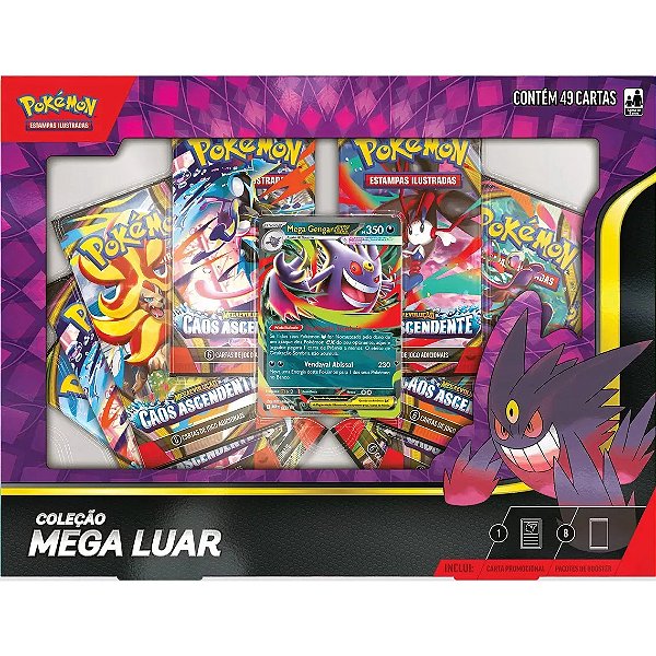 POKEMON TCG - COLECAO MEGA LUAR GENGAR EX - COPAG