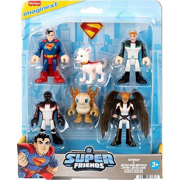 IMAGINEXT SUPER-MAN MULTIPACK 6 FIGURAS - MATTEL