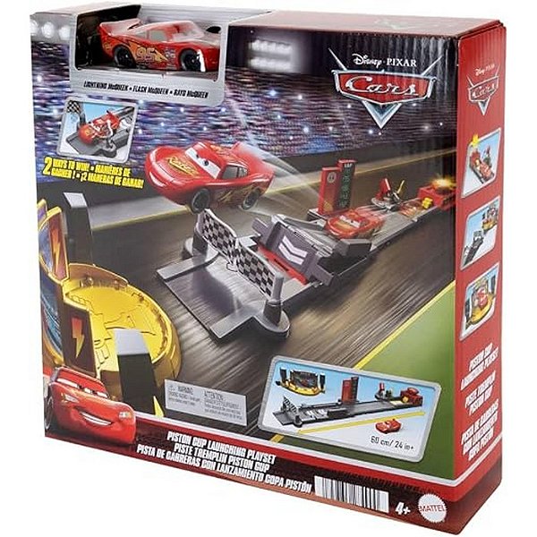 DISNEY PIXAR CARS PISTA LANCA E GANHA - MATTEL