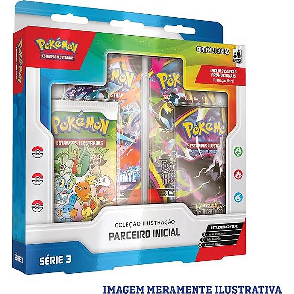 POKEMON COLECAO PARCEIRO INICIAL SERIE 3 - COPAG