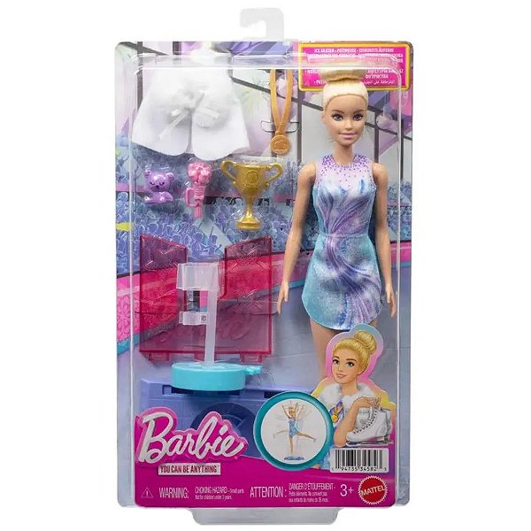 BARBIE I CAN BE PROFISSOES PATINADORA NO GELO - MATTEL
