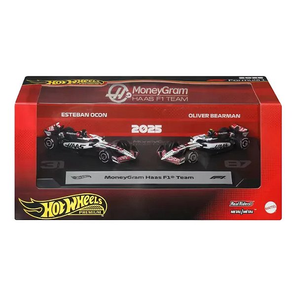 HOT WHEELS PACOTE COM 02 CARROS F1 MONEY GRAM - MATTEL
