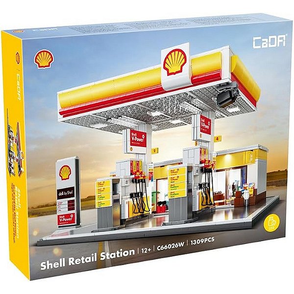 BLOCOS DE MONTAR POSTO DE GASOLINA SHELL - CADA