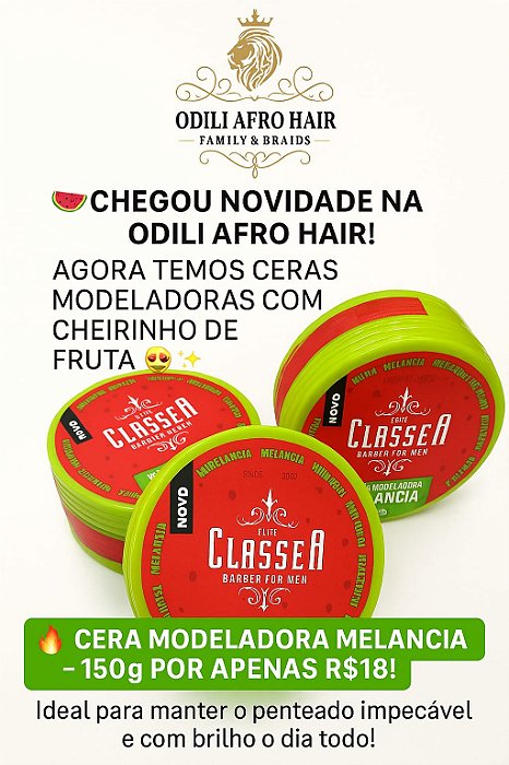 Pasta Modeladora Alta Fixação Melancia