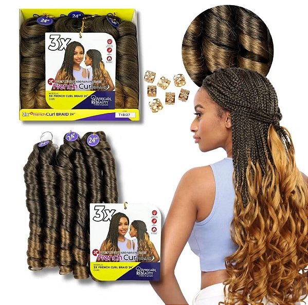 French Curl Cherey Jumbo Premium T1B/27