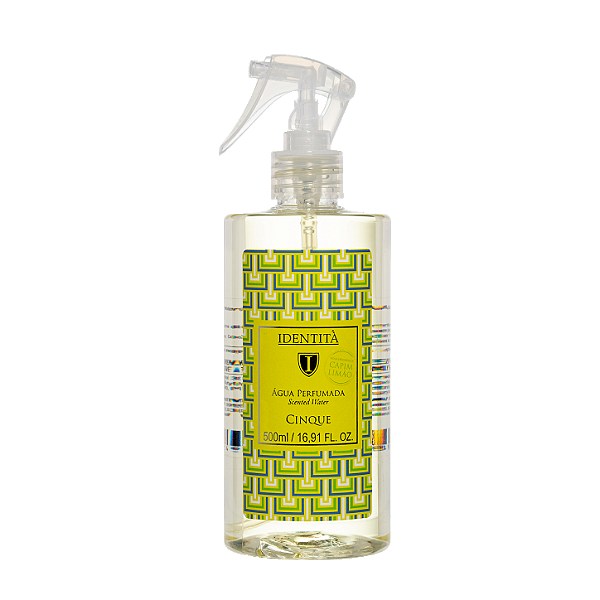 Água Perfumada Identità Cinque (Capim Limão) 500ml