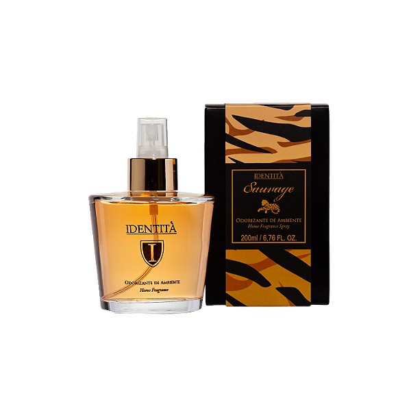 Spray de Ambiente Identità Sauvage Onça (Vanilla, Apricot e Mandarina) 200ml