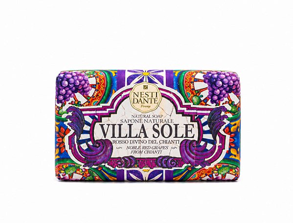 Sabonete Barra Italiano Nesti Dante Villa Sole Rosso Divino Del Chianti 250g