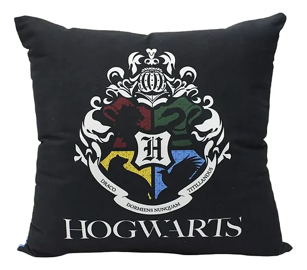 Almofada Casas Hogwarts - Harry Potter