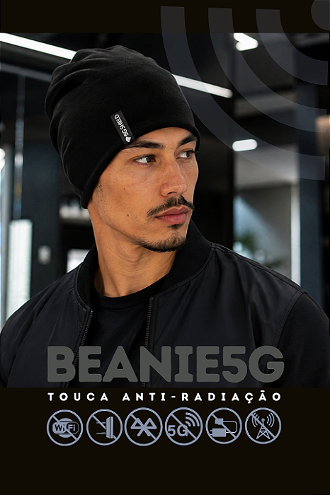 Beanie5G®: Touca anti-radiação