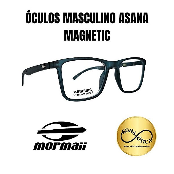 Óculos de grau Asana Magnetic masculino em Peruíbe