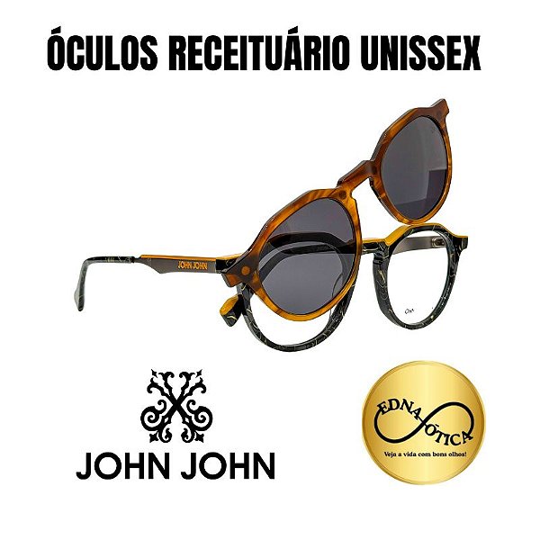 Óculos de grau unissex John John em Peruíbe