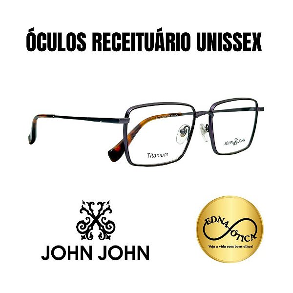 Óculos de grau unissex John John em Peruíbe