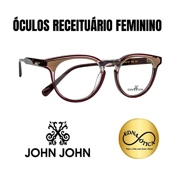 Óculos de grau feinino John John em Peruíbe