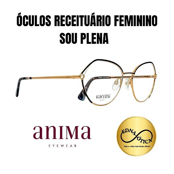 Óculos de grau Anima femino em metal