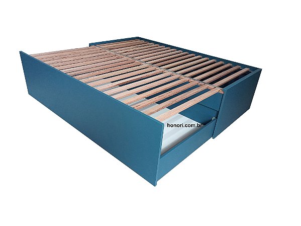 Cama 3 em 1 Basic- Cor: Azul Secreto