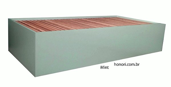 Cama para apartamentos 3 em 1 Basic- Cor: Mint Essencial (verde bebê)