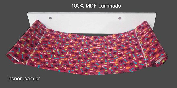 Redinha para Gatos - em MDF Laminado Branco - premium