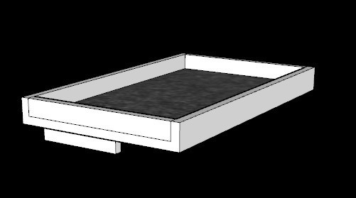 LINHA PREMIUM - Prateleiras para gatos - Grande em MDF Branco - emborrachada
