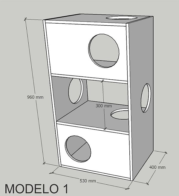 TORRE MODULAR PARA GATOS - ESTANTE PARA GATOS