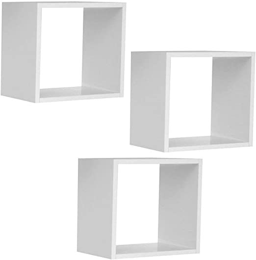 Trio de Nichos em MDF - varias cores - valor variavel - 30x30x15cm