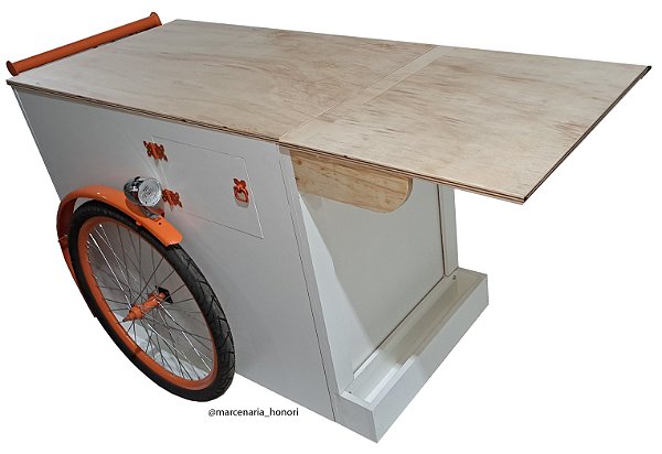Carrinho Gourmet Desemontavel - Food Cart para maquina de algodão doce