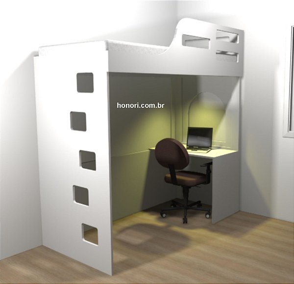 CAMA INFANTOJUVENIL SUSPENSA - Smart Teen - varias cores valor variavel