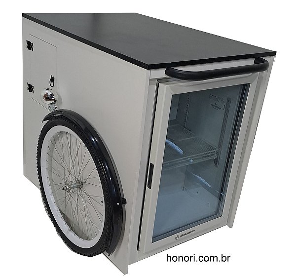 Carrinho Expositor Refrigerado - com freezer incluso