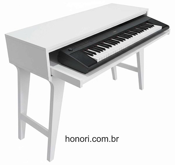 Mesa suporte para Piano Digital ou Teclado Musical MDF - MARINA - PEQUENO - SALDAO