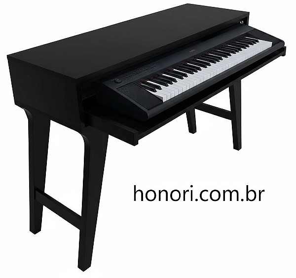 Mesa suporte para Piano Digital ou Teclado Musical MDF - MARINA - PEQUENO