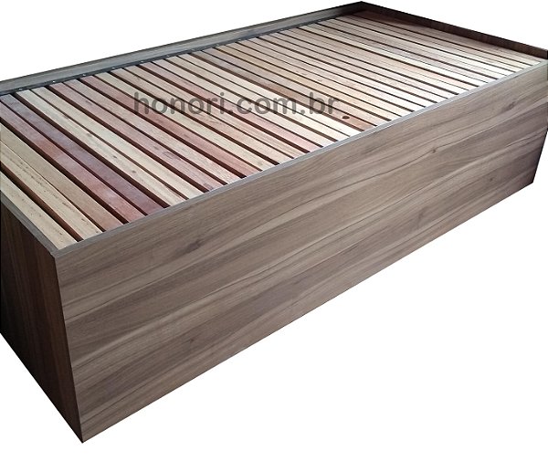 CAMA 3 em 1 - daybed - Cor: Nogueira Cadiz Duratex