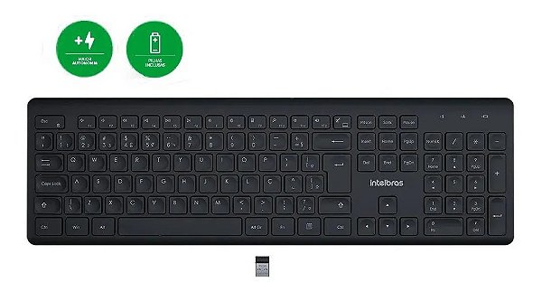 Teclado Intelbras Tsi 50 Sem Fio Preto Tsi50 Abnt 2